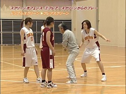 スクリーンオフェンス　2.フレアースクリーンからのプレー