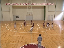 スクリーンオフェンス　3.フレアースクリーン⇒ダウンスクリーン